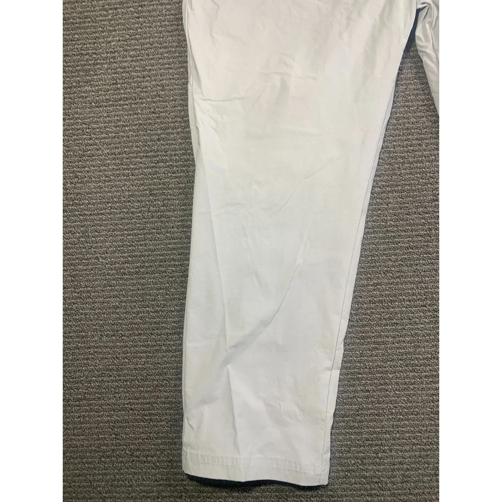 Adidas Adicross Golf Pants Mens 40x32 Gray Performance Stretch Flat Front Casual